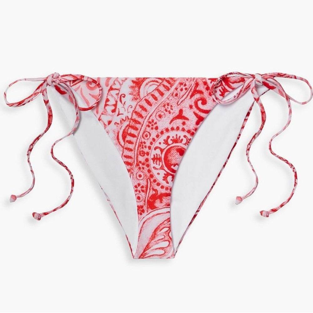 MARA HOFFMAN Lei‎ printed low-rise bikini briefs Size S